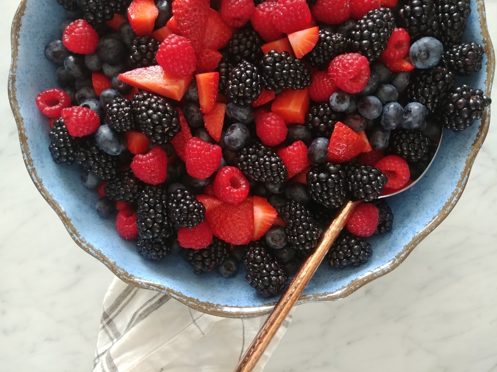 organic berry bowl
